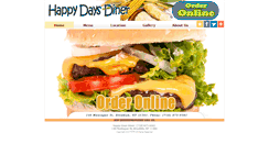 Desktop Screenshot of happydaysdinerbrooklyn.com